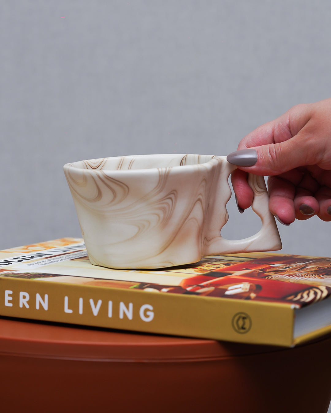 Marble-Style Ceramic Mug