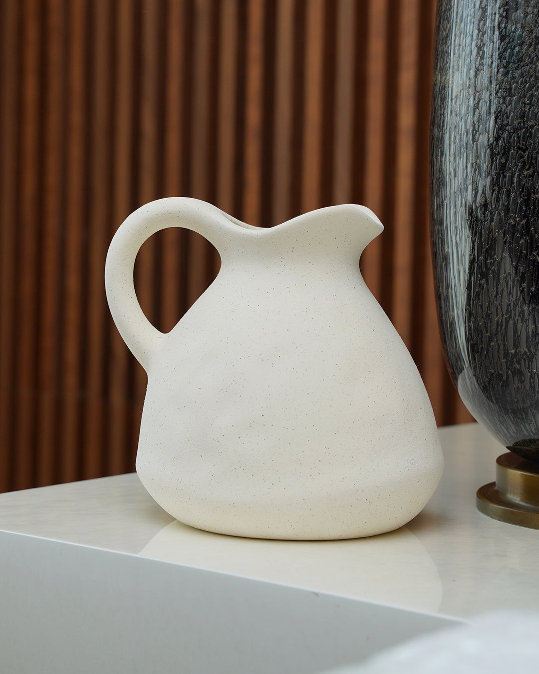 Rustic Vase with Handle