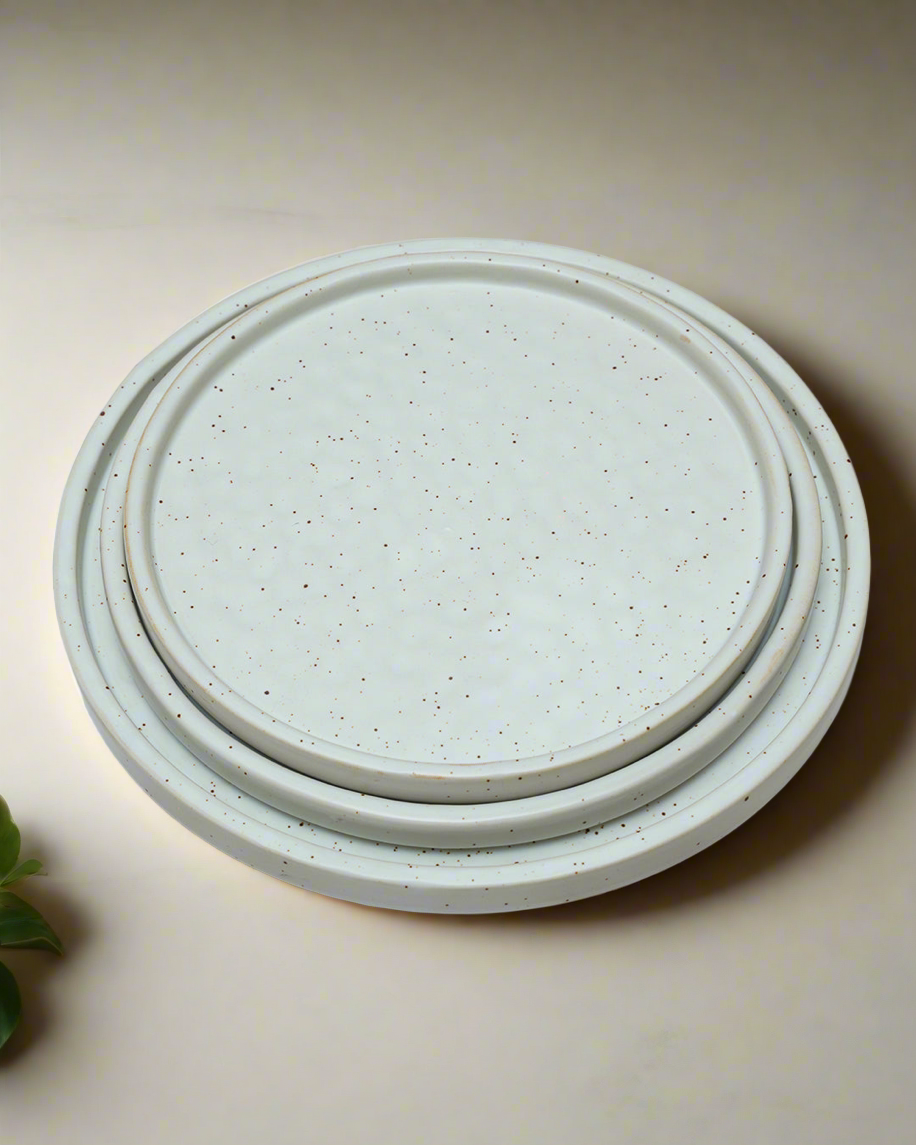 Round Ceramic Plate (LRG/MED/SML)