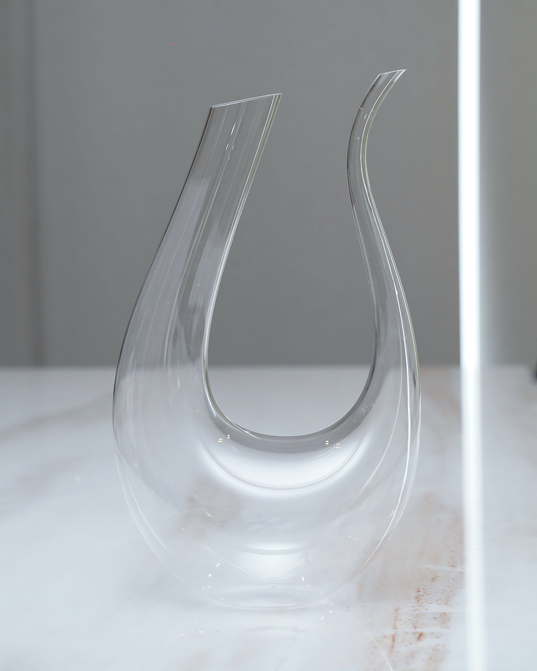 U-Shaped Glass Decanter