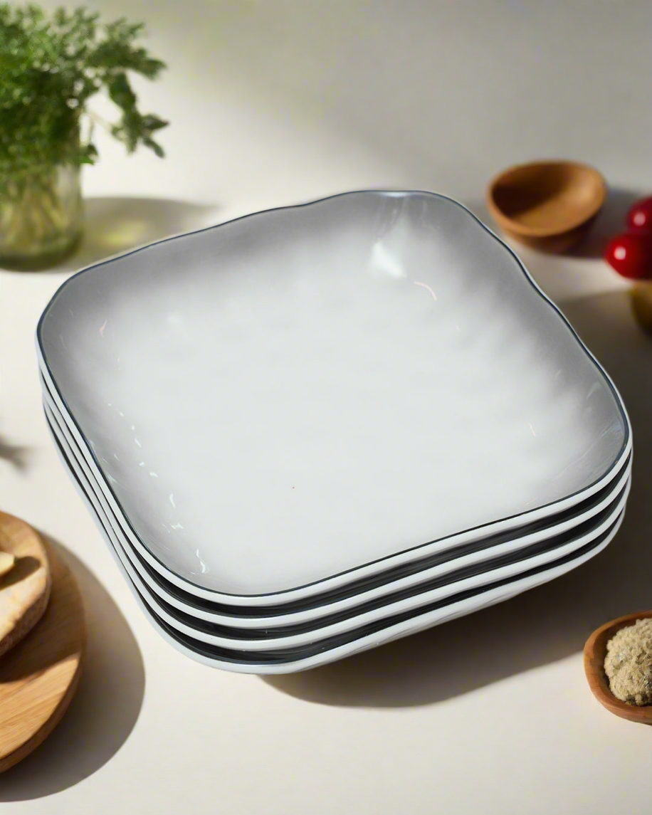 1PC Square Ceramic Plate