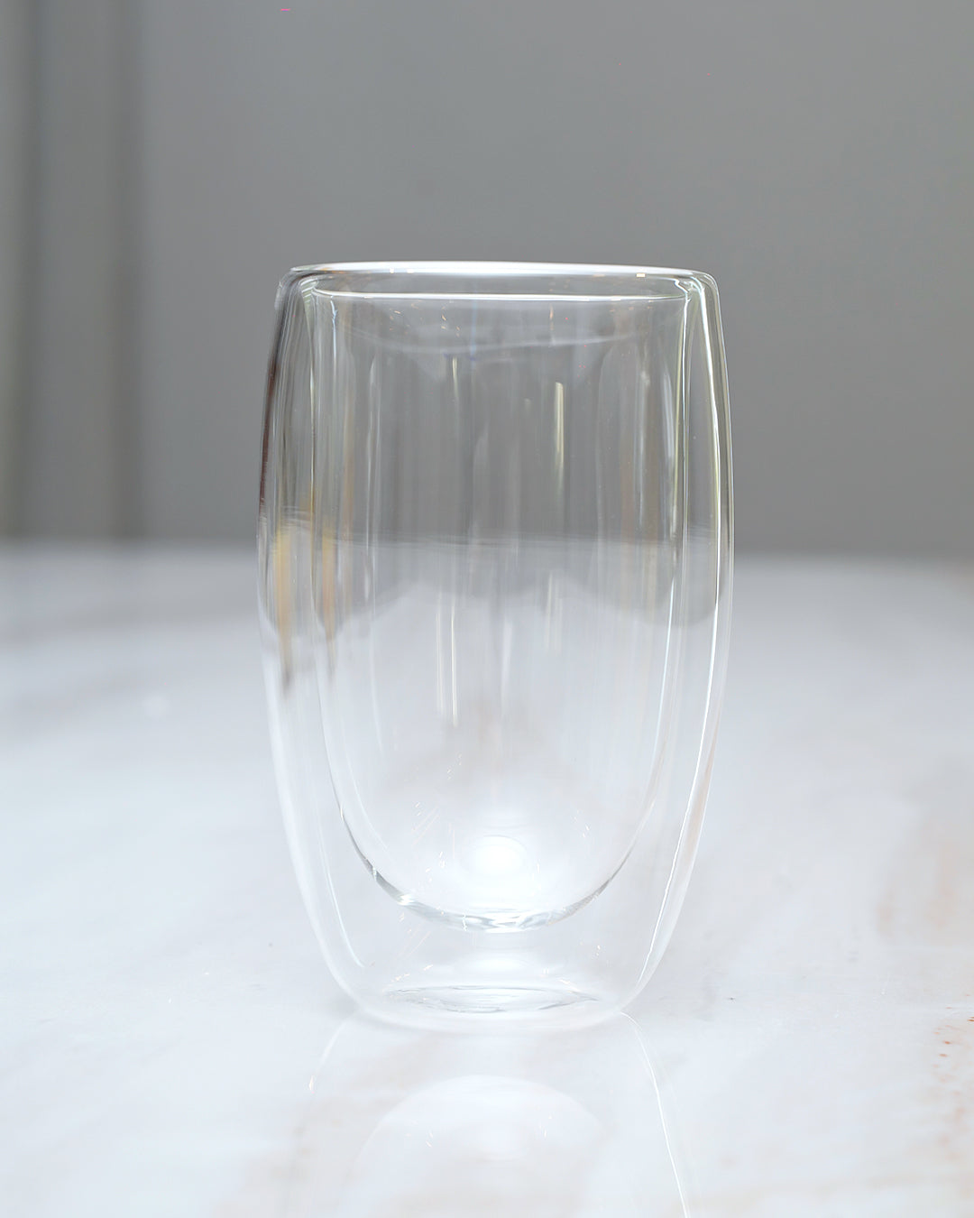 Egg-Shaped Glass Cup