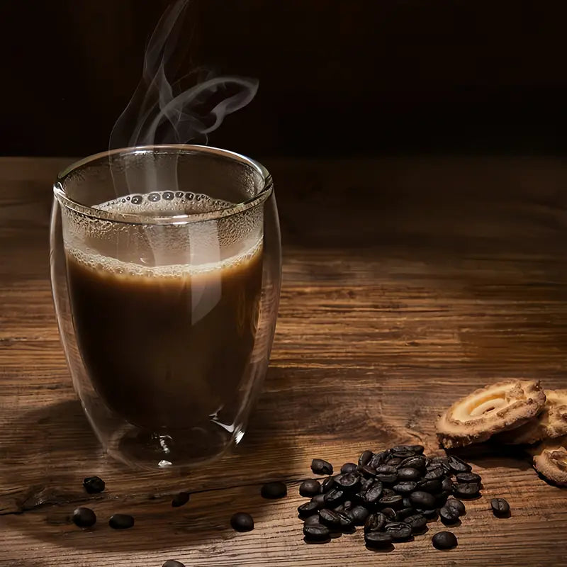 Egg-Shaped Glass Cup