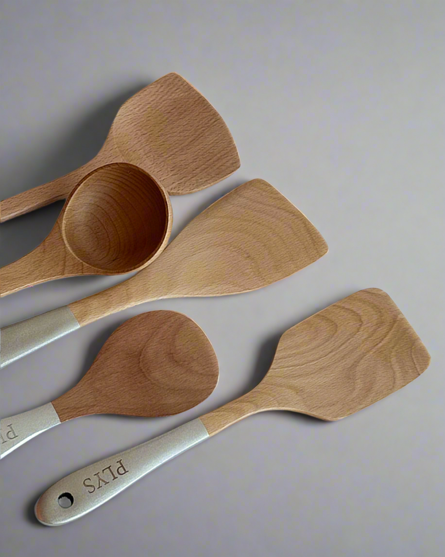 5PC Wooden Utensil Set