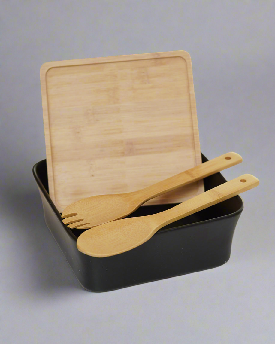 Bamboo Bowl (BLK/WHT)