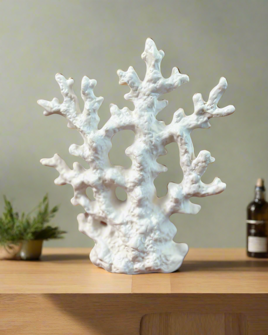 Porcelain Coral Sculpture