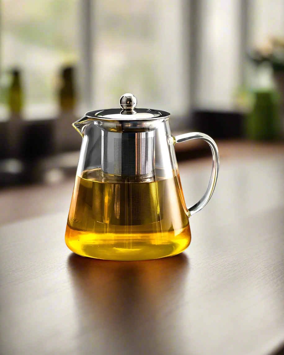 Heat-Resistant Glass Teapot