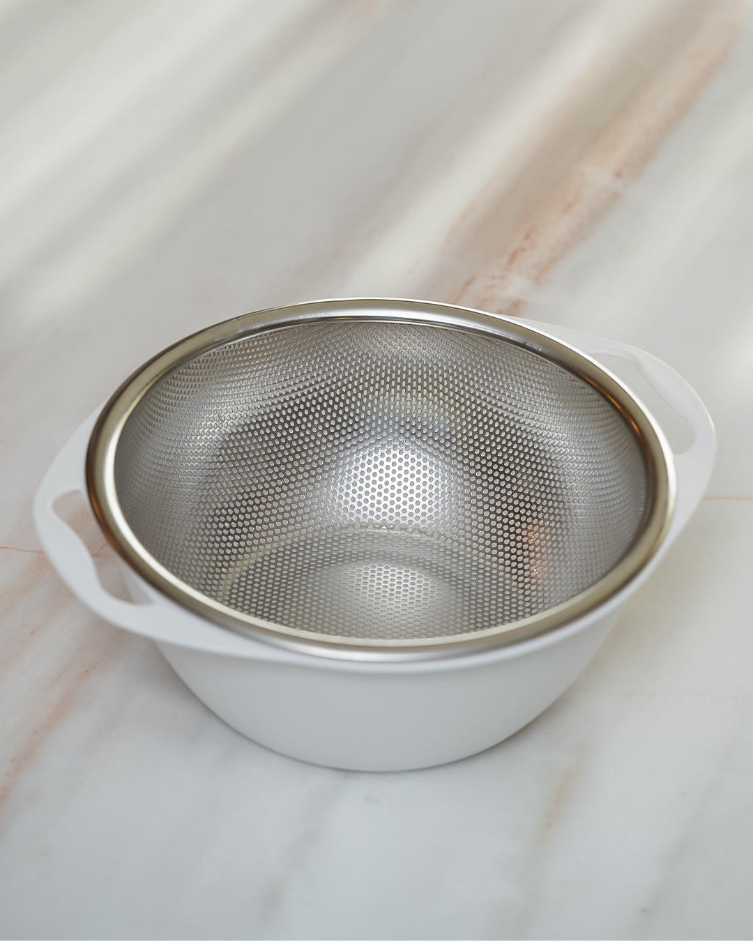 6PC Colander Set (BLK/WHT)