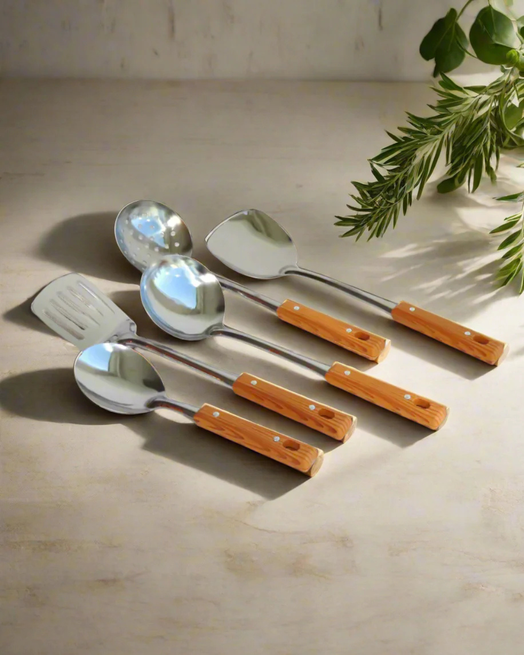 5PC Wooden Utensil Set
