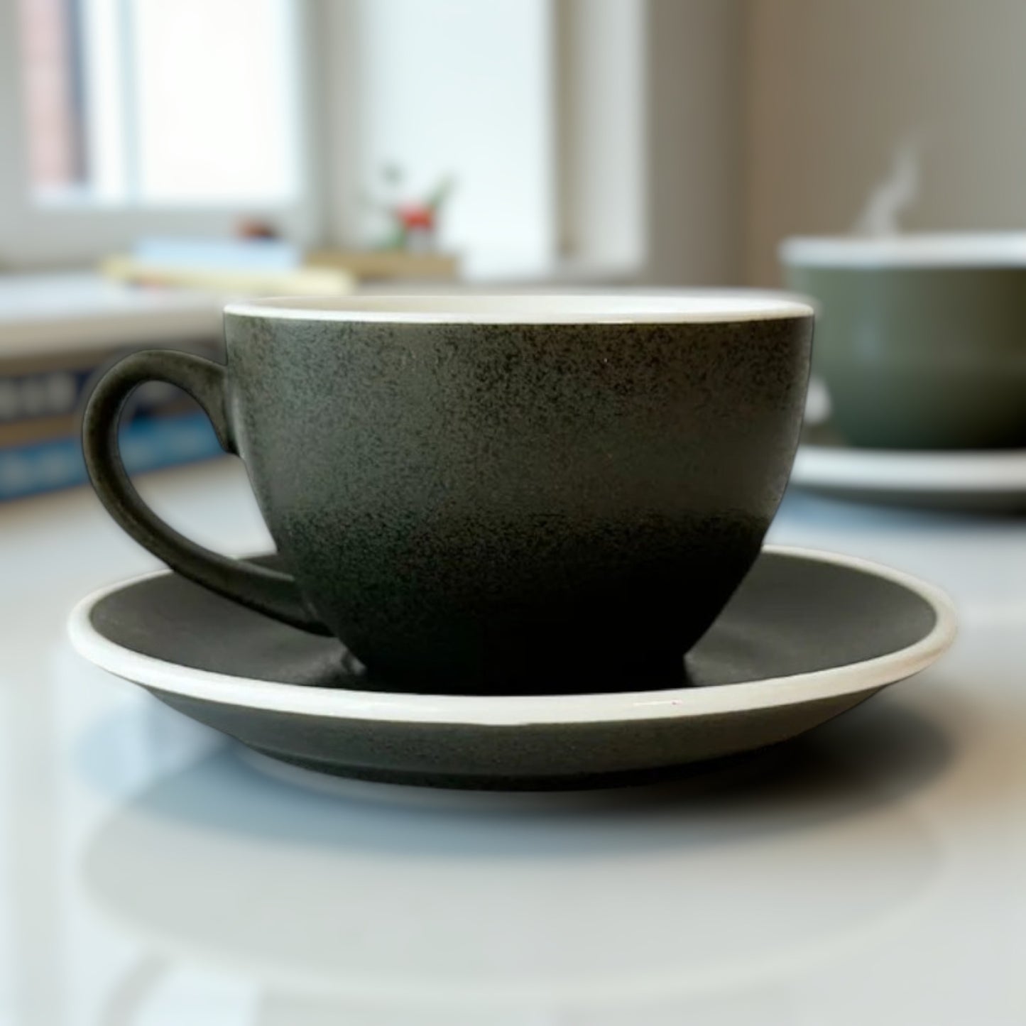 Ceramic Cup & Saucer Set