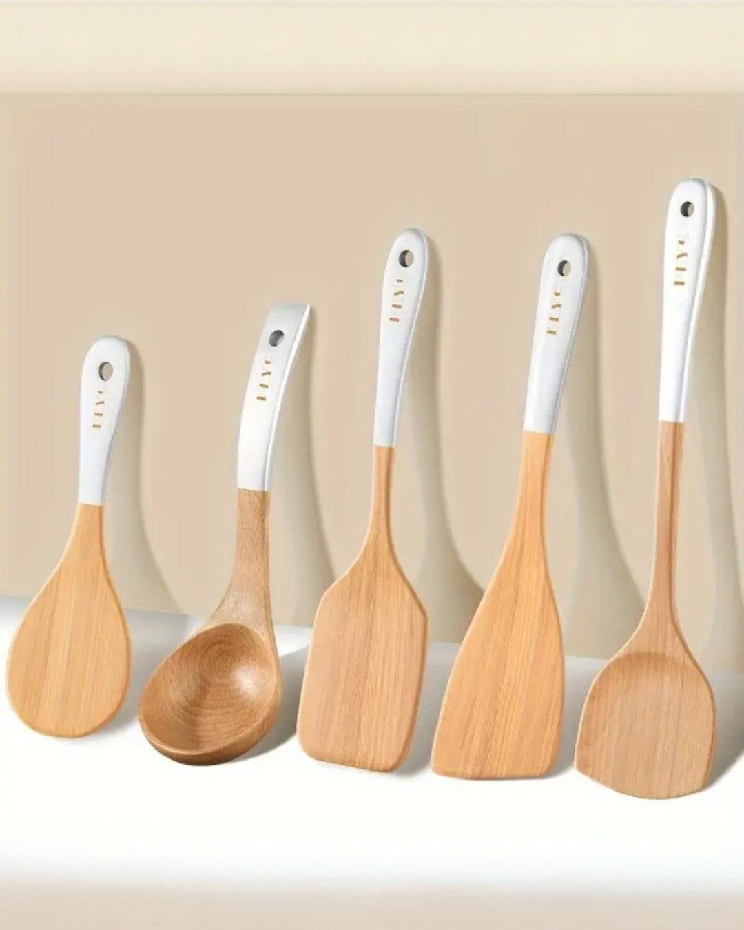 5PC Wooden Utensil Set