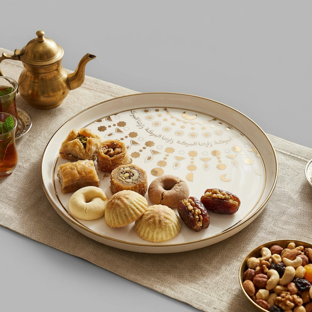 1pc Arabic Serving Plate