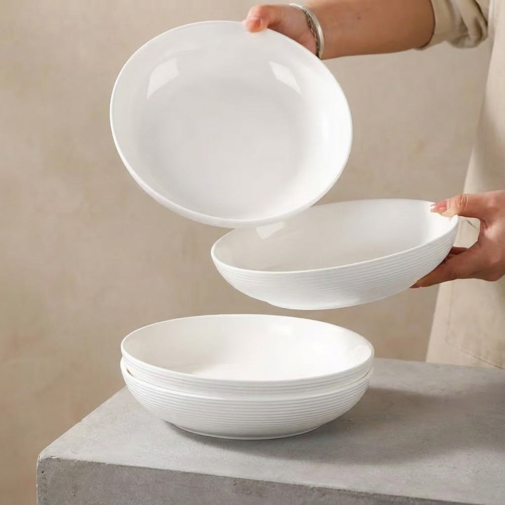 4pc WHT Deep Plates