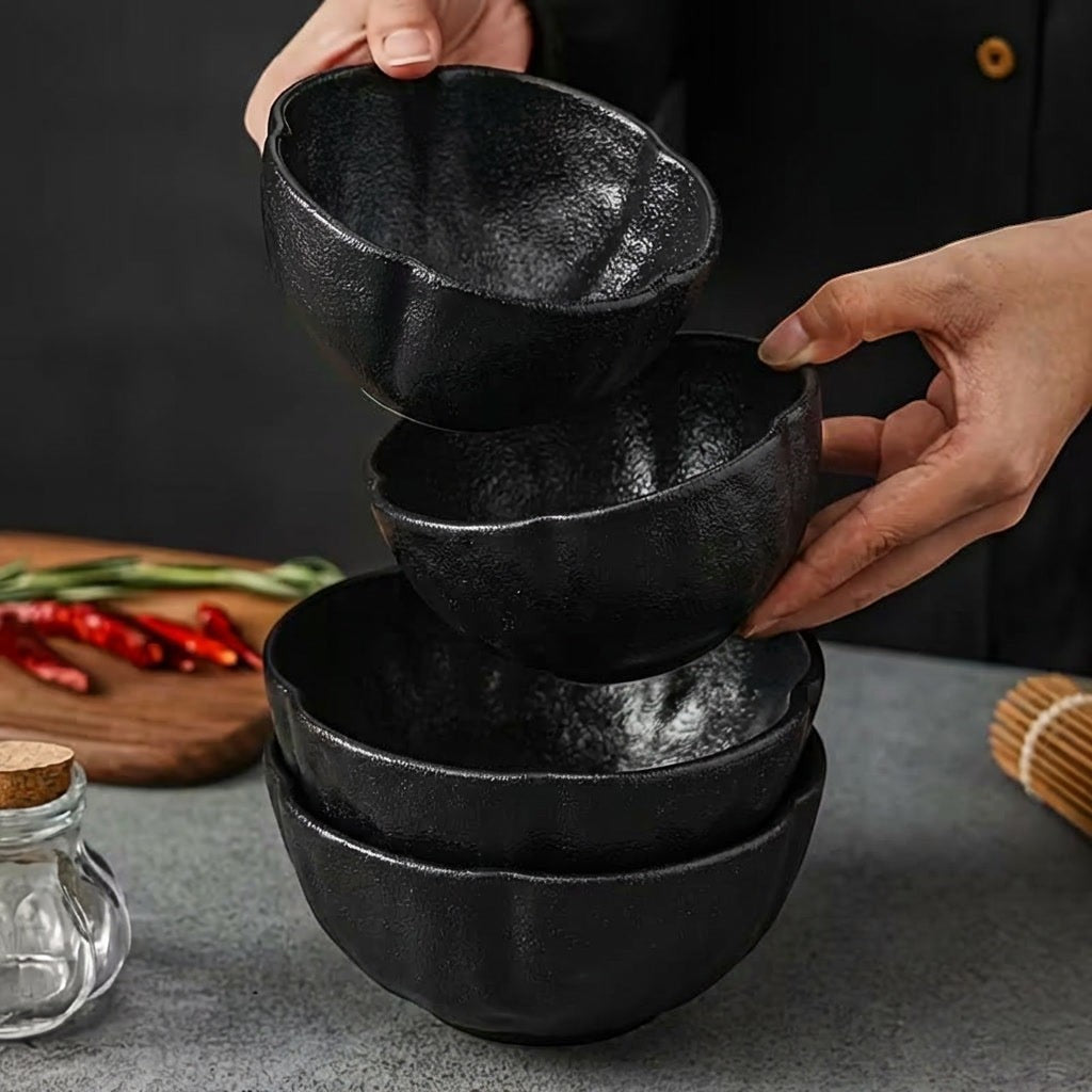 4pc Black Bowls