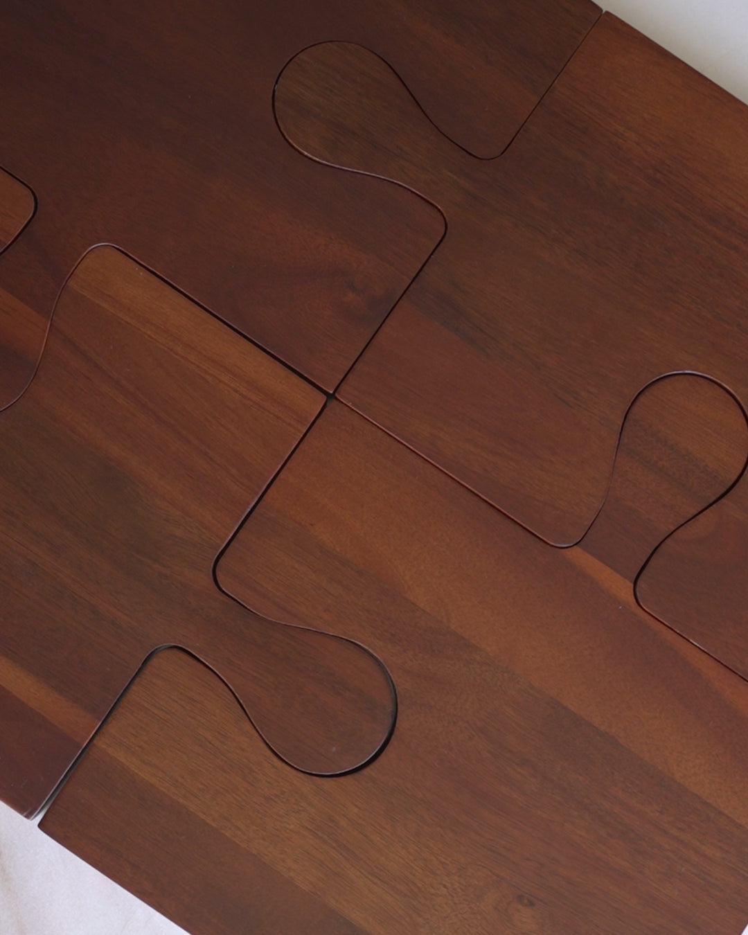 Interlocking Puzzle Serving Board Set