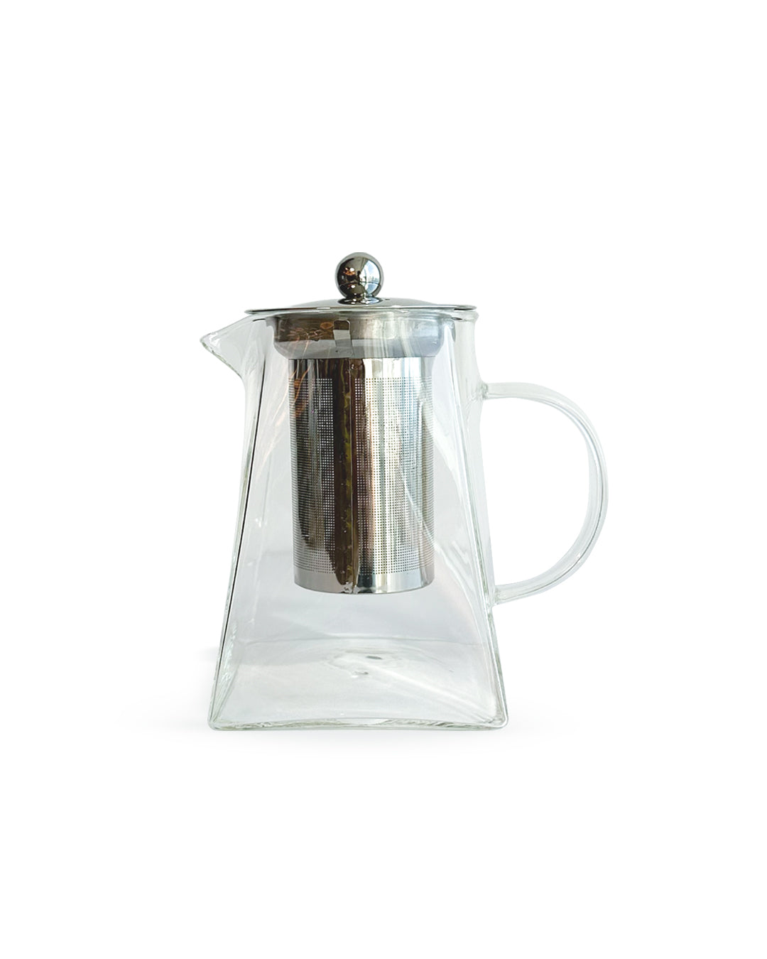 Square Glass Teapot with Infuser