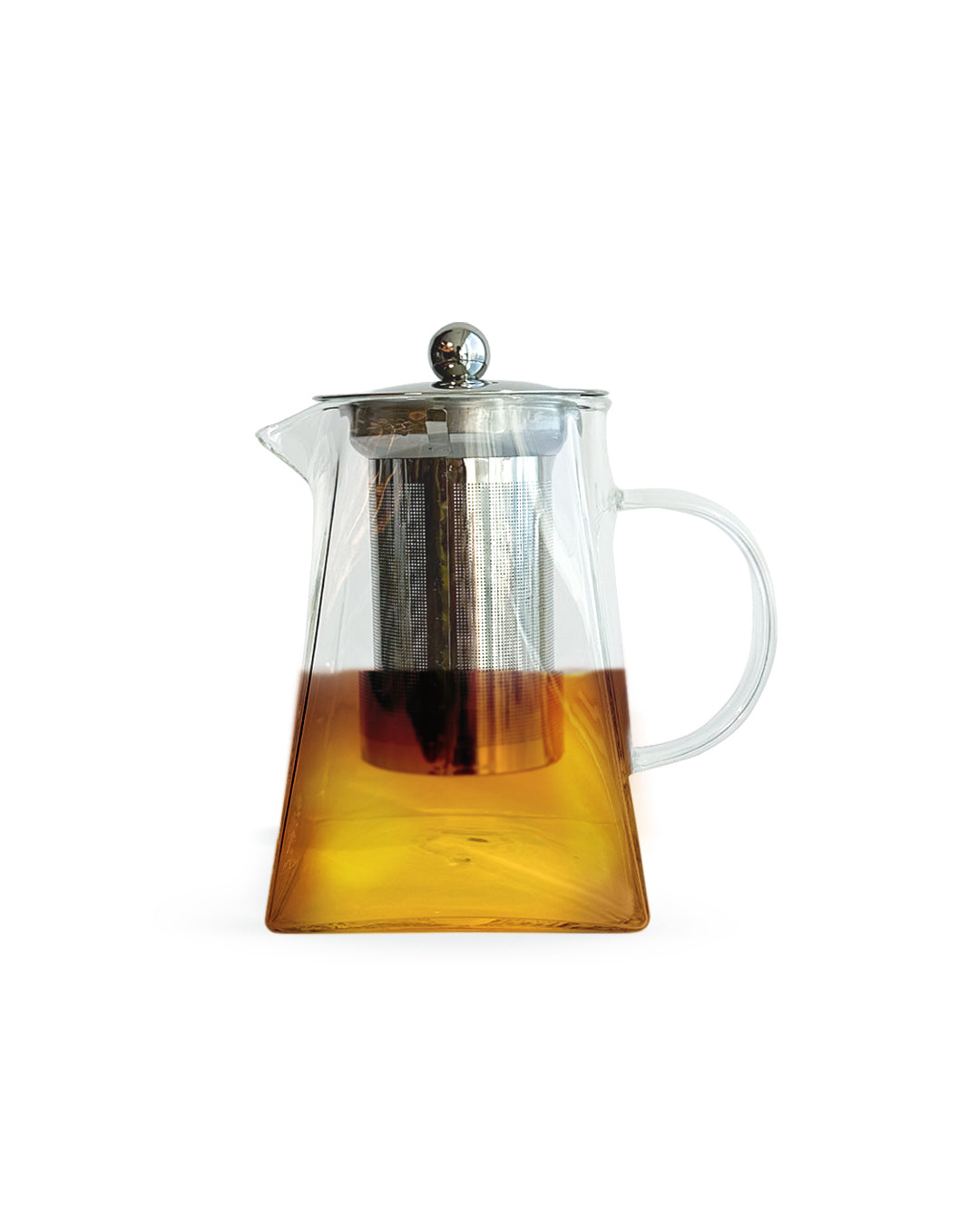Square Glass Teapot with Infuser