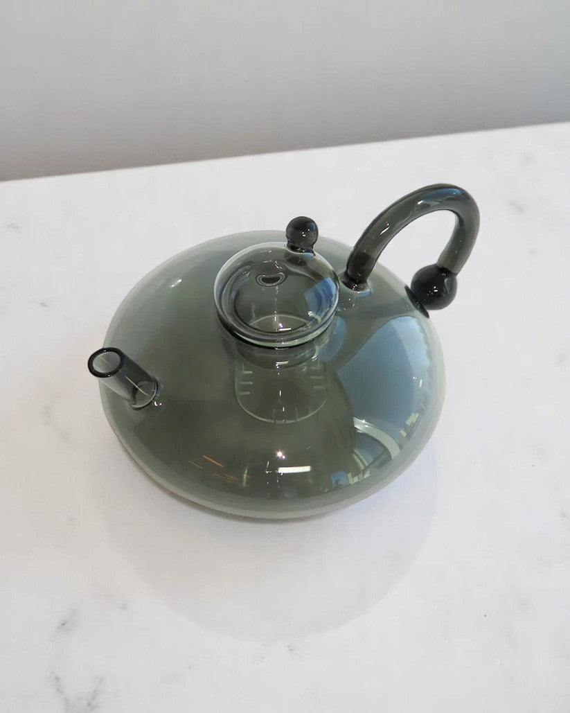 Smoky Glass Teapot Set