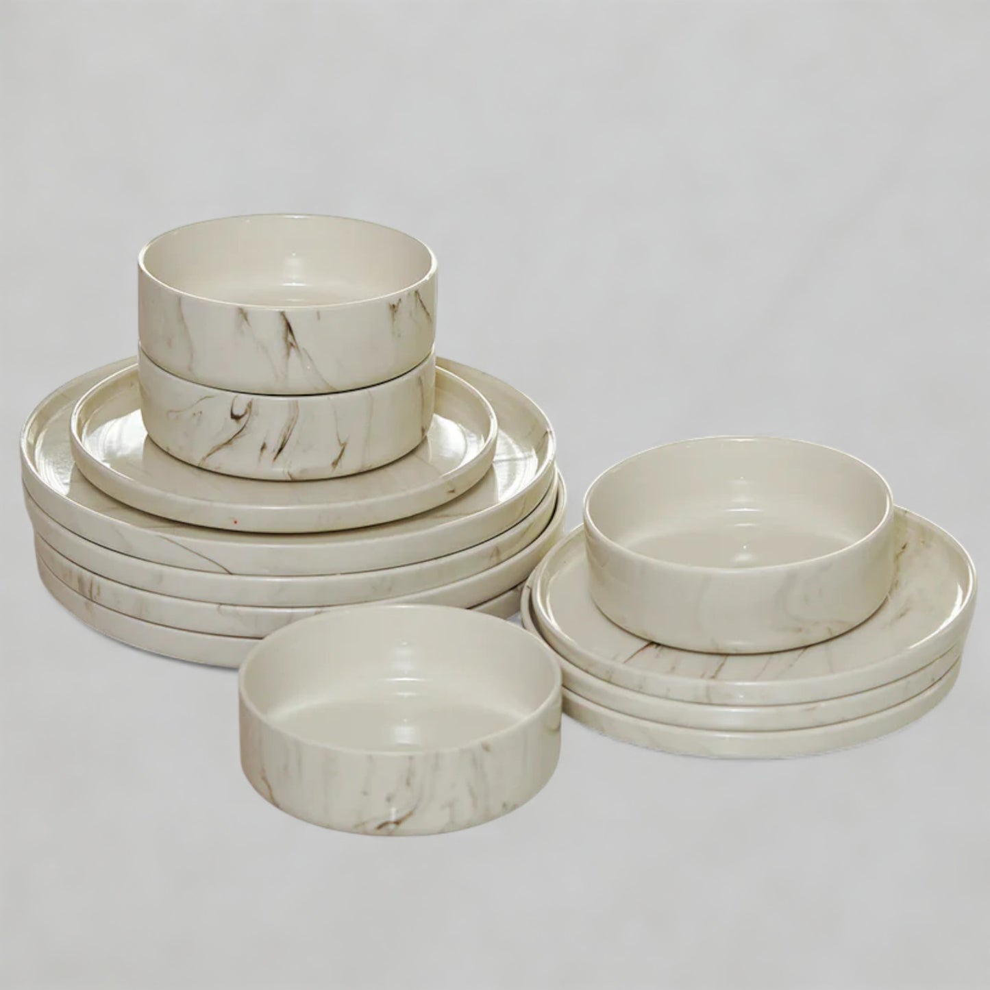 12PC Round Dinnerware Set