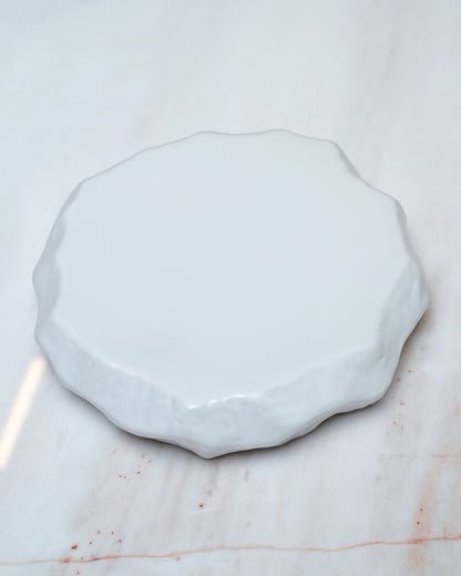 Edged Ceramic Plates (BLK/WHT)
