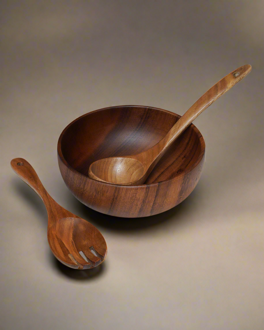 Wood Bowl Set