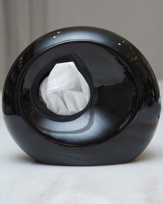 Modern Sculptural Tissue Holder