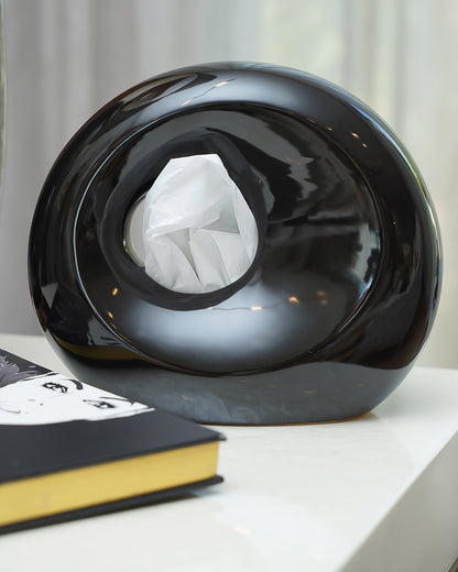 Modern Sculptural Tissue Holder