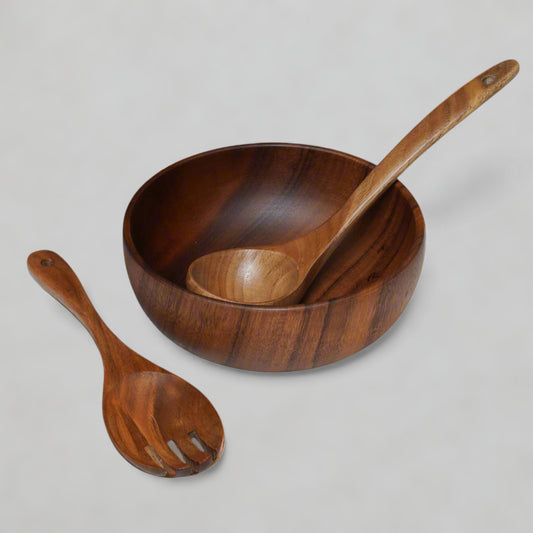 Wood Bowl Set