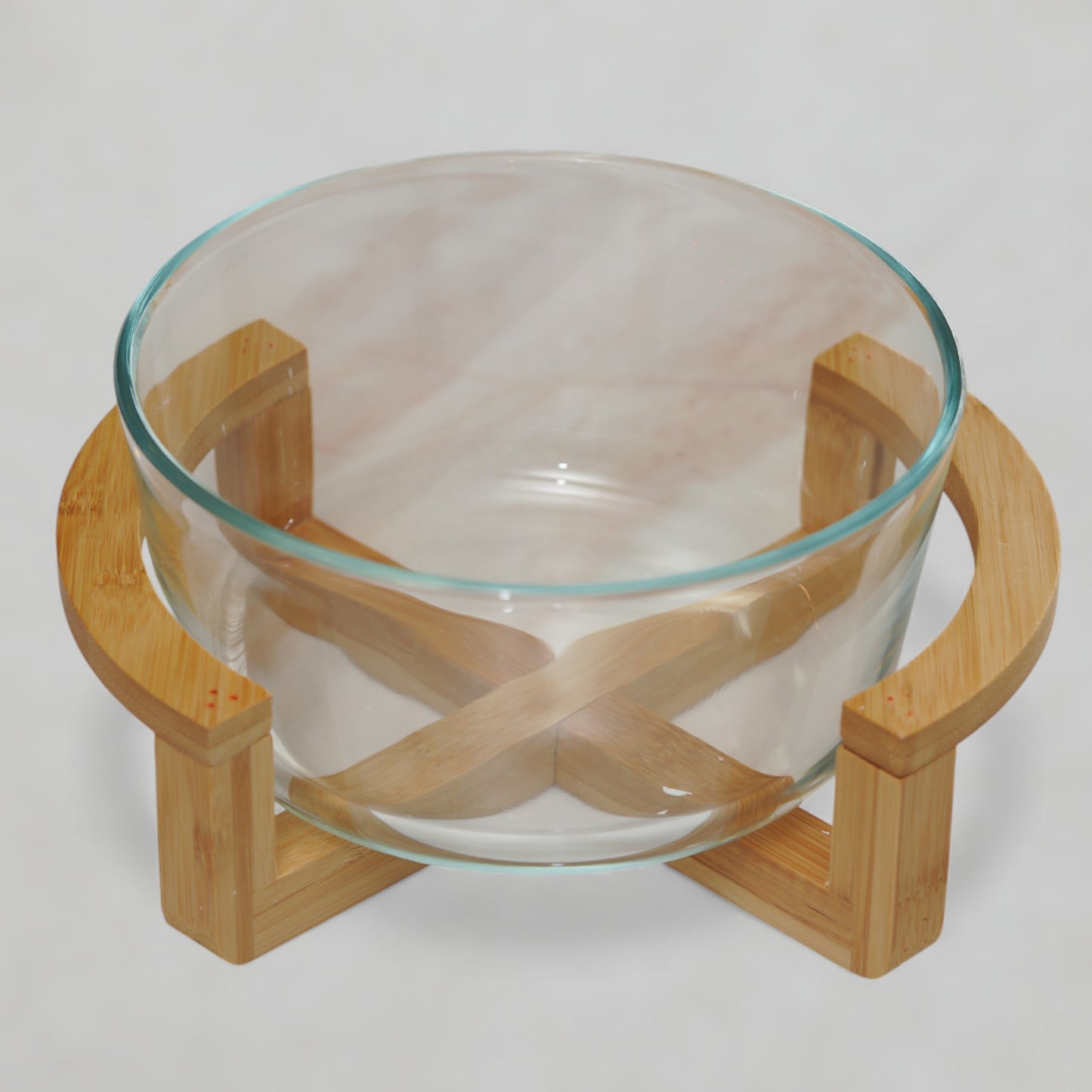 Bowl with Bamboo Stand