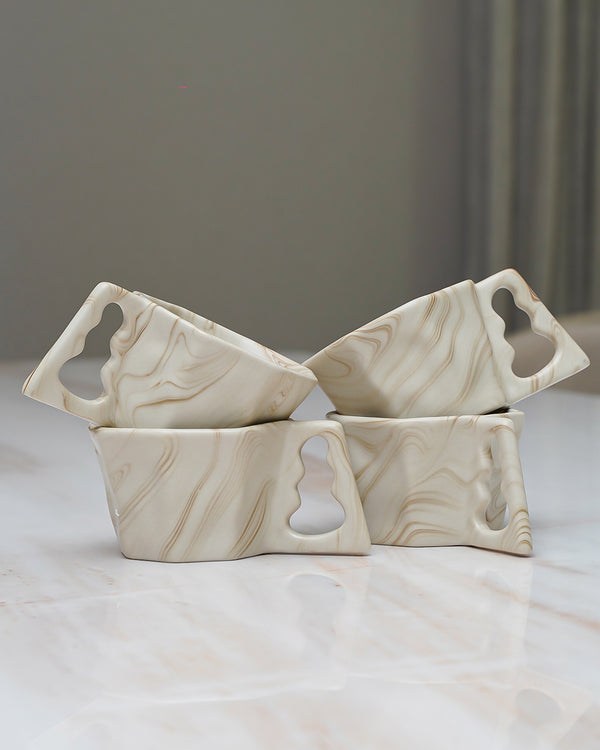 Marble-Style Ceramic Mug
