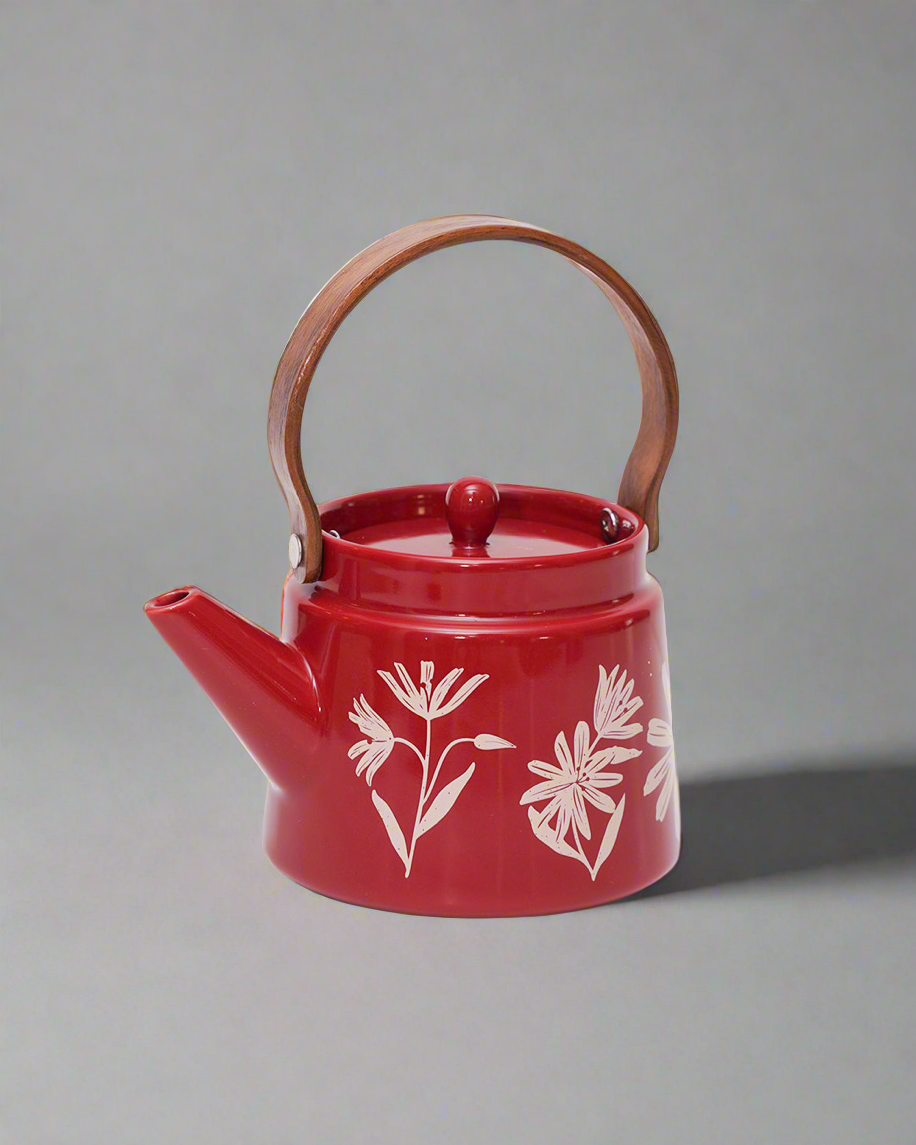 Red Mosaic Coffee Set