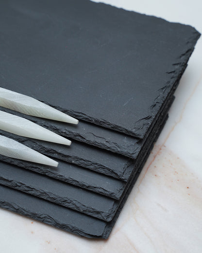 6PC Mini Slate Boards