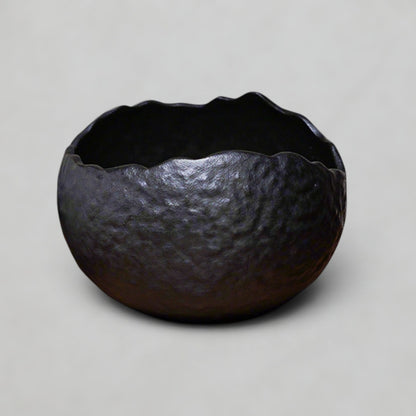 Cracked Edge Bowl (BLK/WHT)