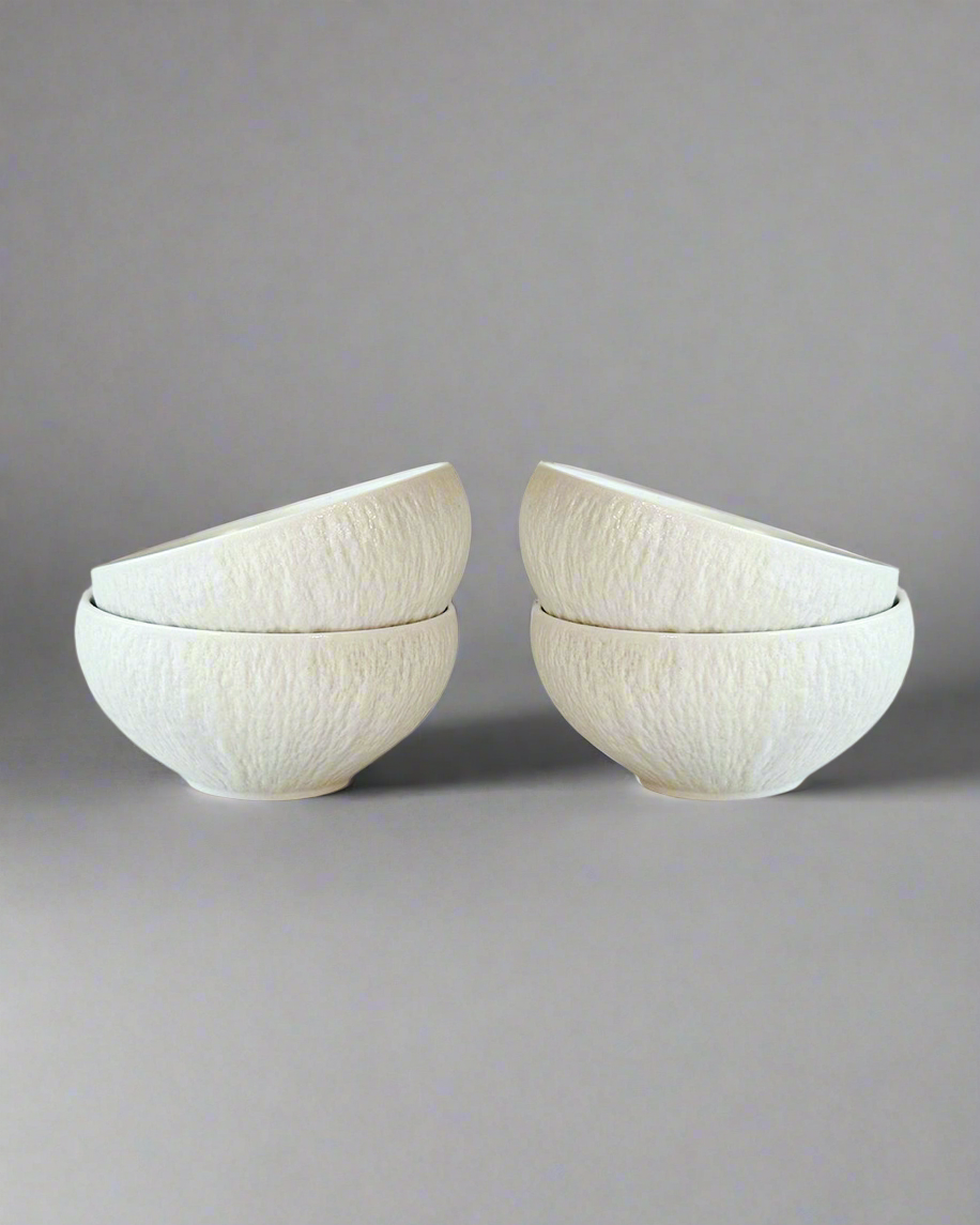 4PC Textured Bowls