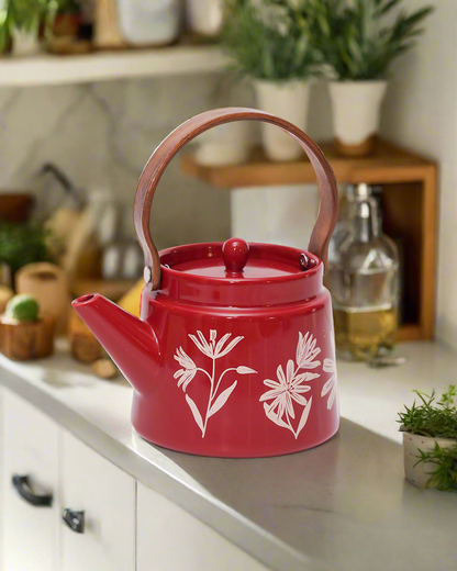 Red Mosaic Coffee Set