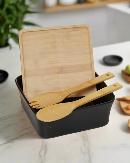 Bamboo Bowl (BLK/WHT)