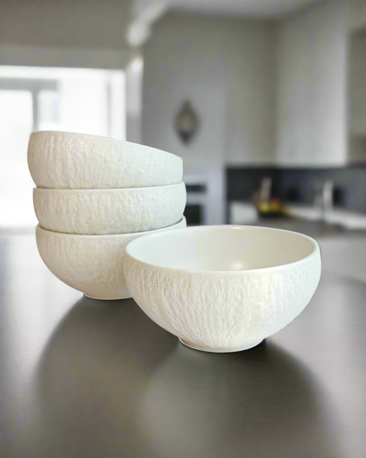 4PC Textured Bowls