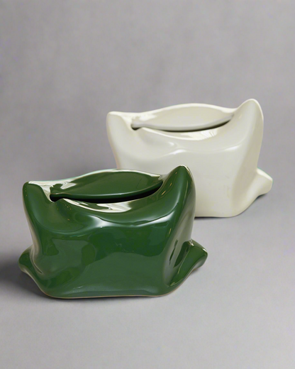 Glossy Ceramic Tissue Holder