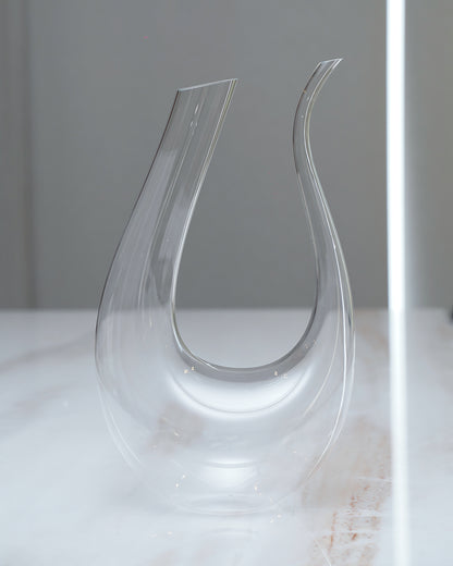 U-Shaped Glass Decanter