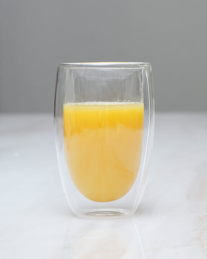 Egg-Shaped Glass Cup