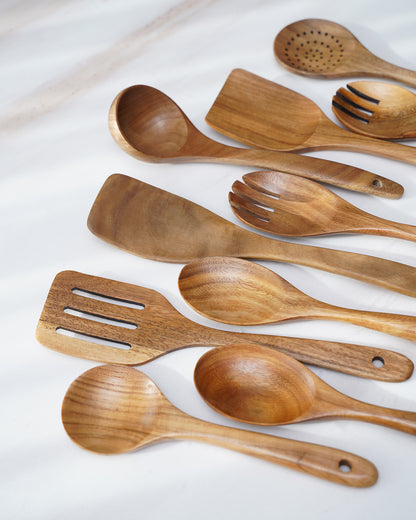 8PC Wooden Utensil Set