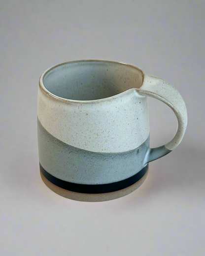 Color Block Ceramic Mug