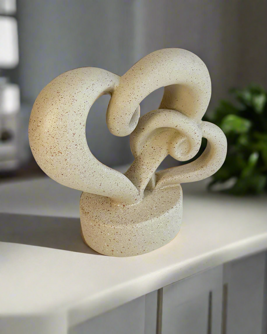 Curved Heart Sculpture