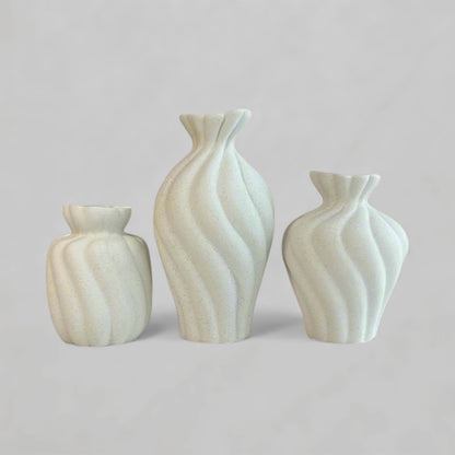 Bohemian Style Vase Trio