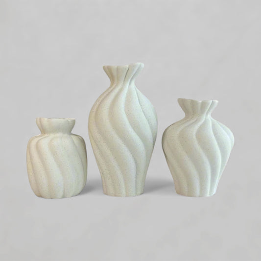 Bohemian Style Vase Trio