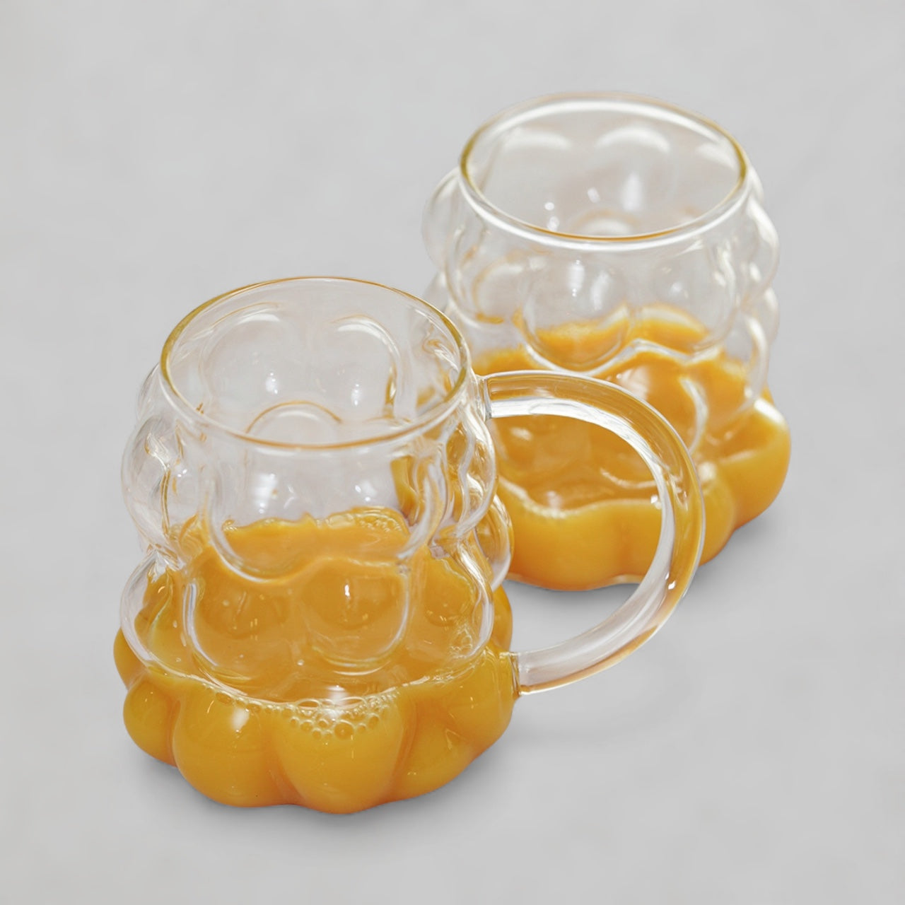 2PC Bubble Glass Cups