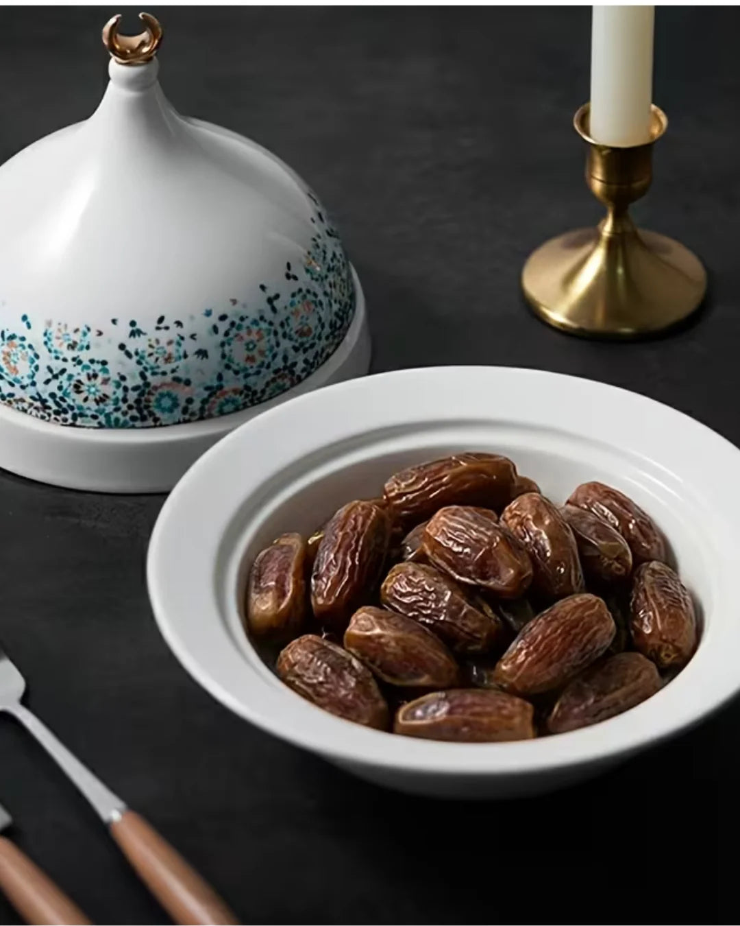 Crescent Lid Serving Bowl