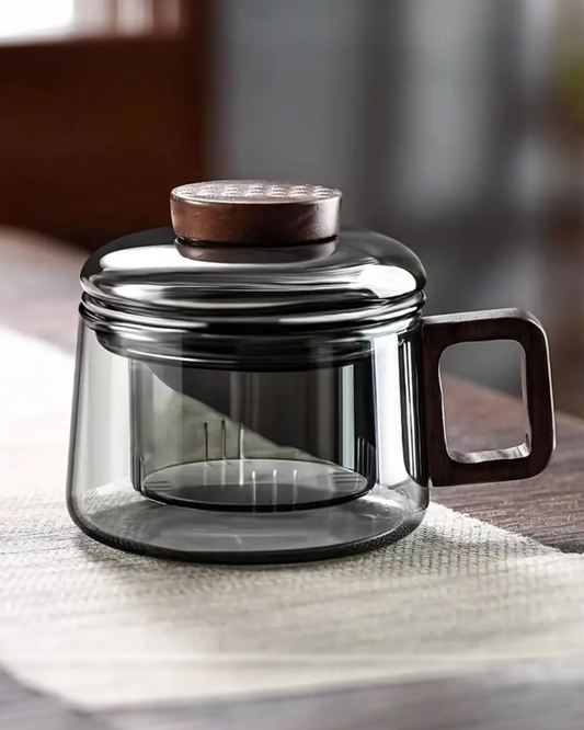 Elegant Glass Tea Cup