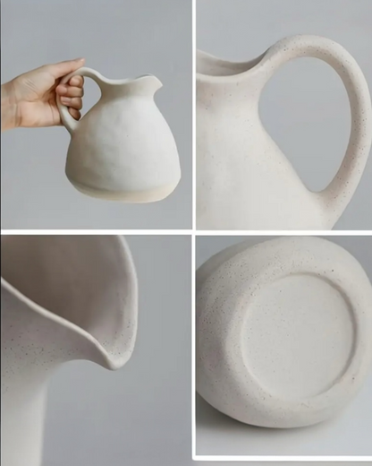 Rustic Vase with Handle