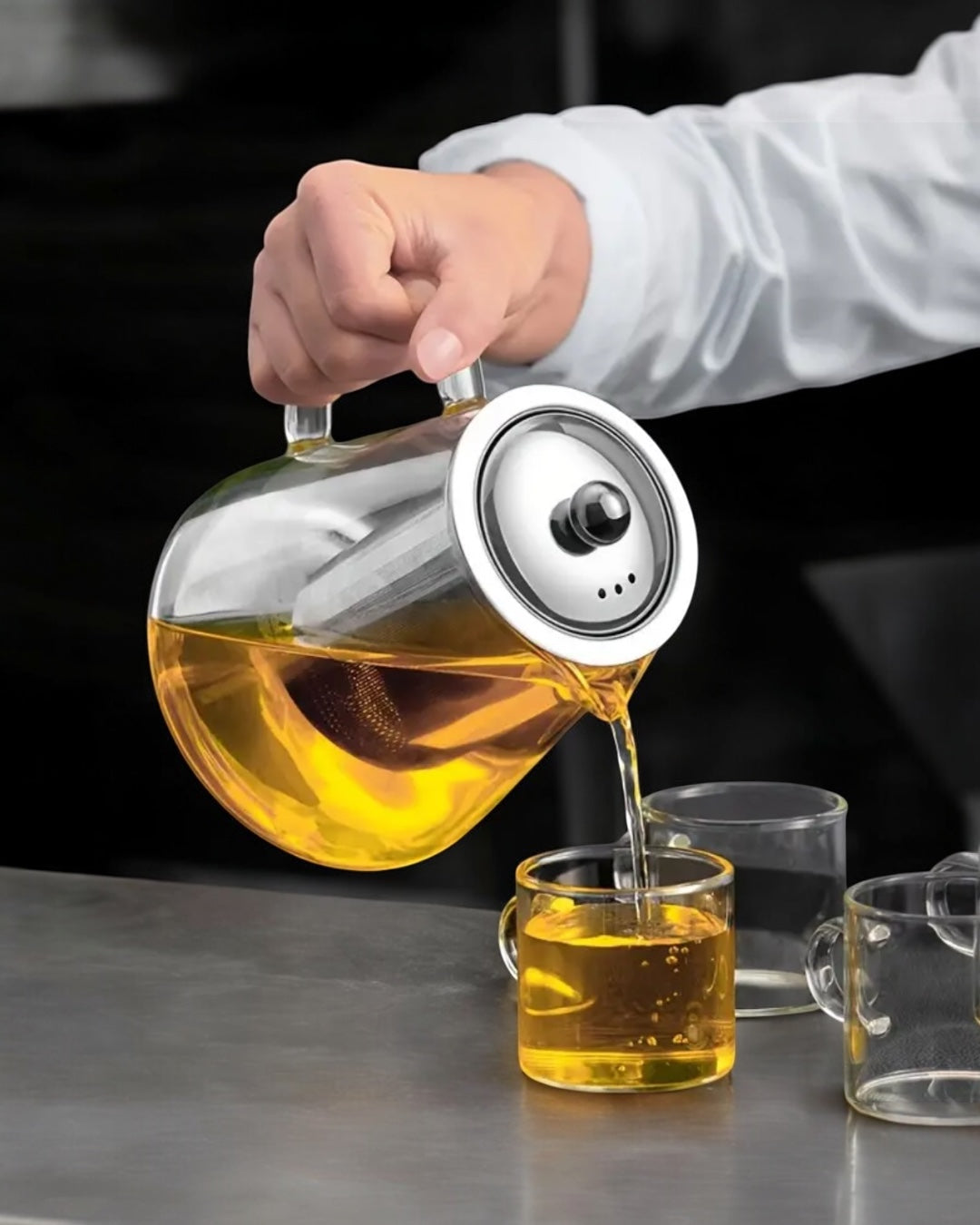 Heat-Resistant Glass Teapot